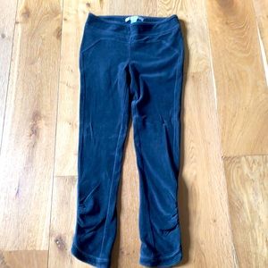 Diane Von Furstenberg Gray Ribbed Leggings